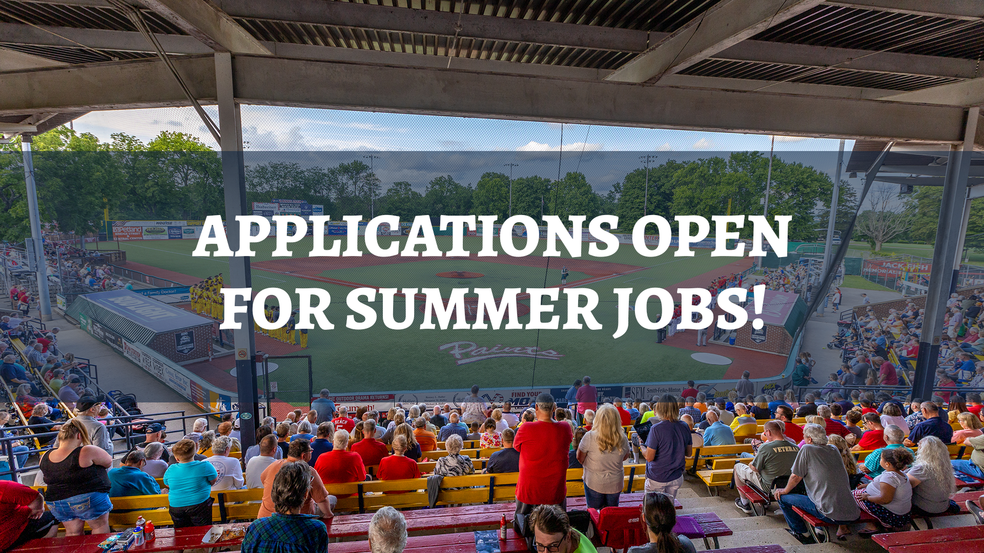 Need A Summer Job? We're Hiring Game Day Staff!